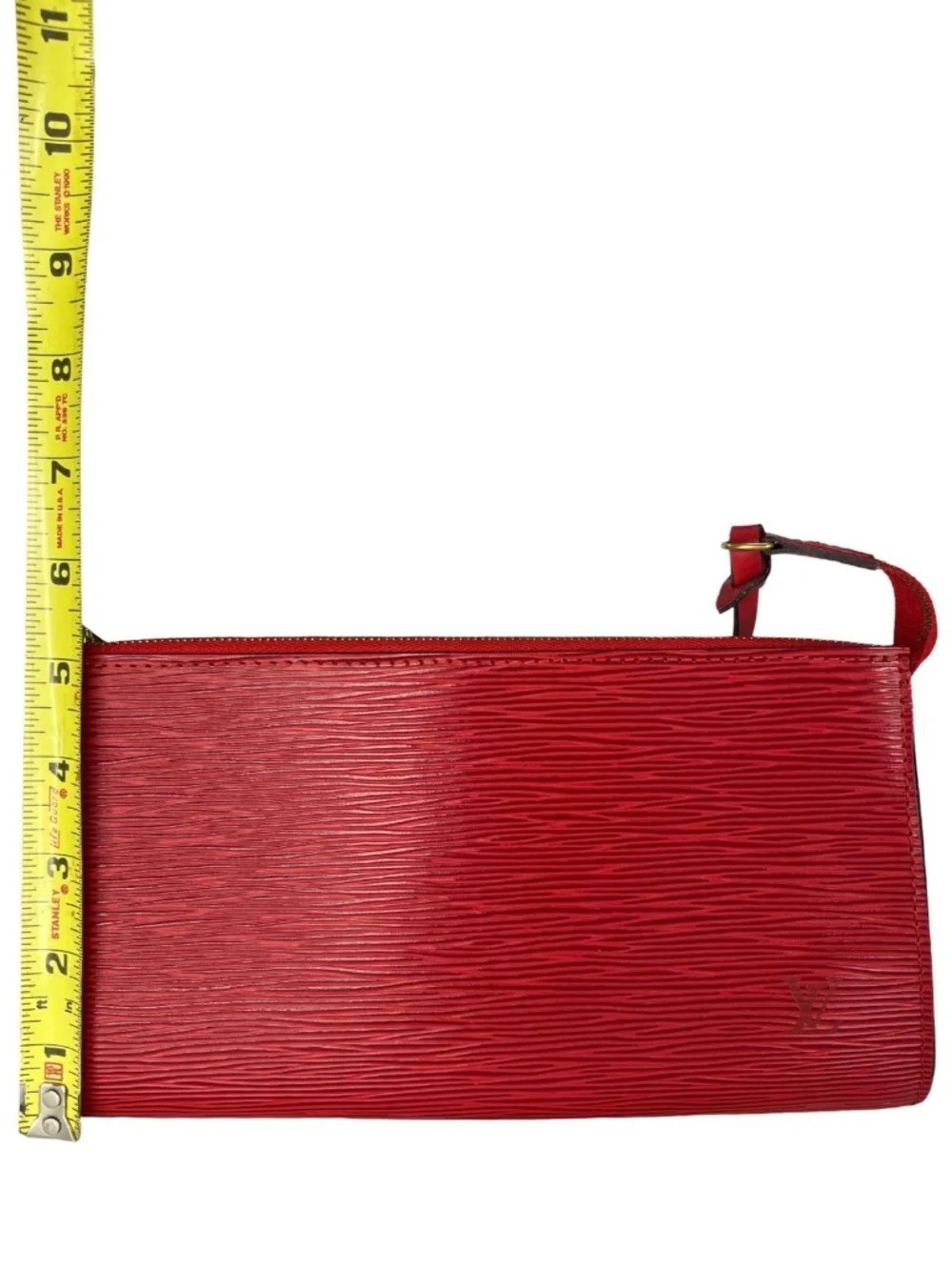 Louis Vuitton Pochette Accessoires Red Epi Leather Shoulder Bag 1998